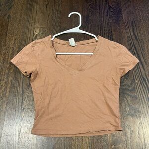 long crop tee